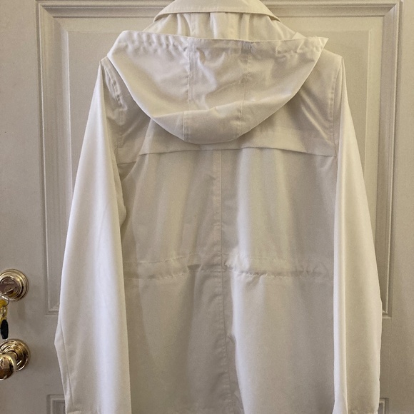 Tower Collection by London Fog Fully Lined Zip Anorak/White/M/NWT/REDUCED PRICE! - Picture 2 of 6